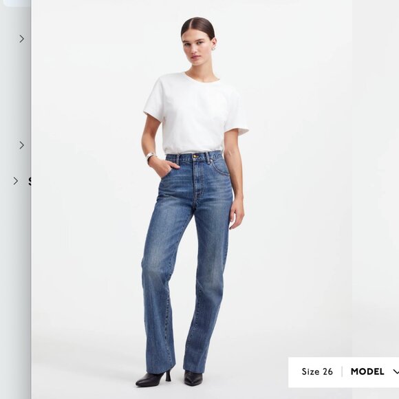 Alexa Chung x Madewell Dream Jean Croswell Wash - Picture 1 of 4